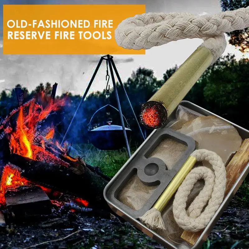 Primitive Fire Starter Flint Stone Flame Tool 7pcs Silver Blowing Bow Drill Survival Tools Kit Outdoor Hike Camping Travel
Primitive Fire Starter Flint Stone Flame Tool 7pcs Silver Blowing Bow Drill Survival Tools Kit Outdoor Hike Camping Travel