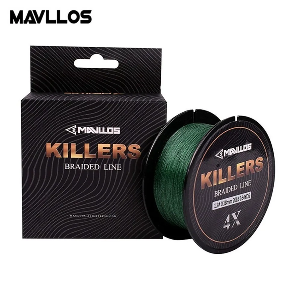 Mavllos Killers 4 Strands Braided Fishing Line 220M/240yds 4-80Lb Super Strong Low Memory Saltwater Multifilament Fishing Line
Mavllos Killers 4 Strands Braided Fishing Line 220M/240yds 4-80Lb Super Strong Low Memory Saltwater Multifilament Fishing Line