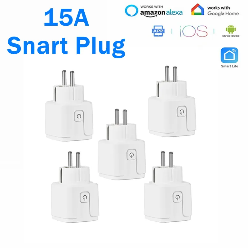 Tuya ZigBee EU Smart Plug 16A Adapter Wireless Remote Voice Control Timer Function Socket Works With Google Home Alexa
Tuya ZigBee EU Smart Plug 16A Adapter Wireless Remote Voice Control Timer Function Socket Works With Google Home Alexa