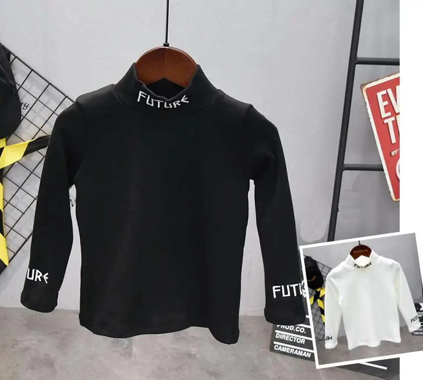 New Autumn Boys T Shirt Fashion Kids T Shirt For Boy Cotton long Sleeve Baby Girls Embroidered T-shirt with high collar
New Autumn Boys T Shirt Fashion Kids T Shirt For Boy Cotton long Sleeve Baby Girls Embroidered T-shirt with high collar