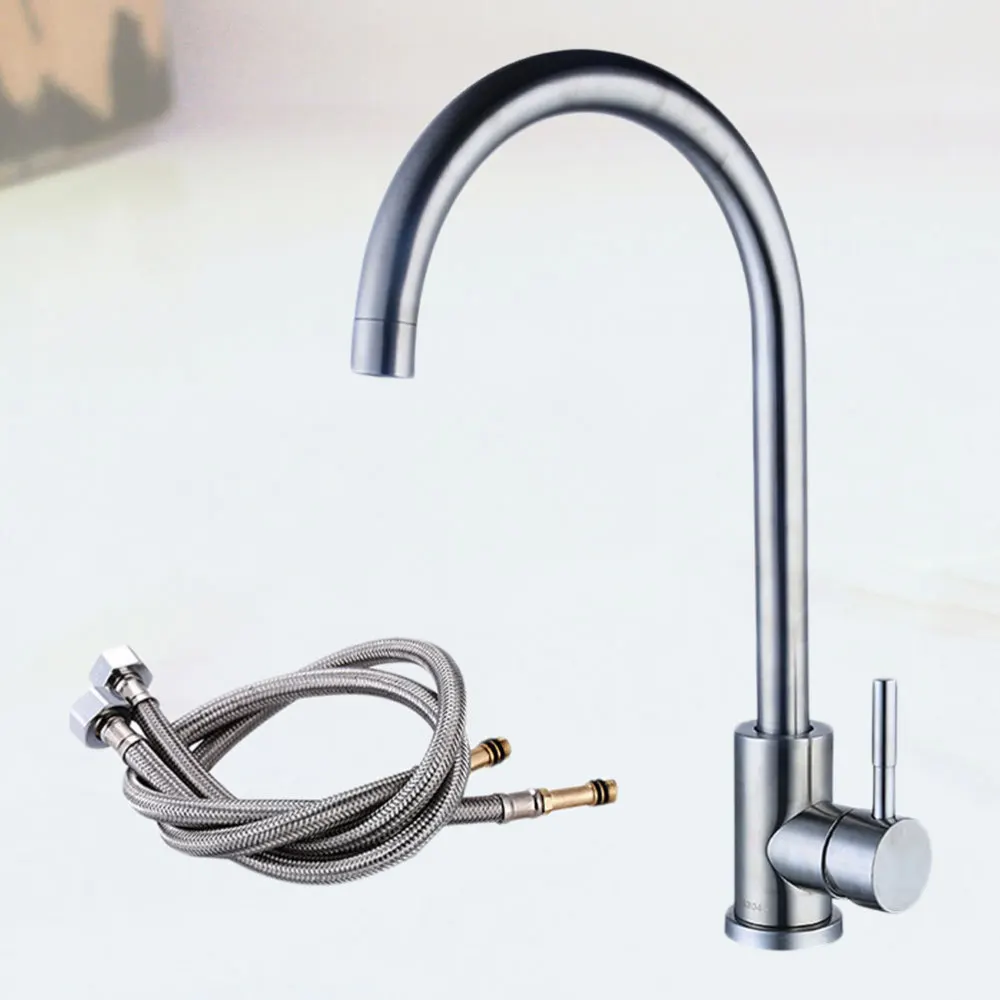 Hone Practical Single Hole Cold and Hot Water Stainless Steel Washing with 2pcs 60cm Tubes for Kitchen (120
Hone Practical Single Hole Cold and Hot Water Stainless Steel Washing with 2pcs 60cm Tubes for Kitchen (120