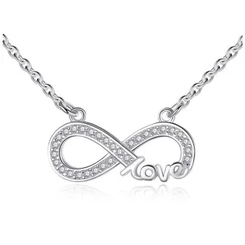 S925 Sterling Silver Infinite Eternal Love Letter Love Diamond Necklace Sterling Silver Jewelry Gift YX1103-A
S925 Sterling Silver Infinite Eternal Love Letter Love Diamond Necklace Sterling Silver Jewelry Gift YX1103-A