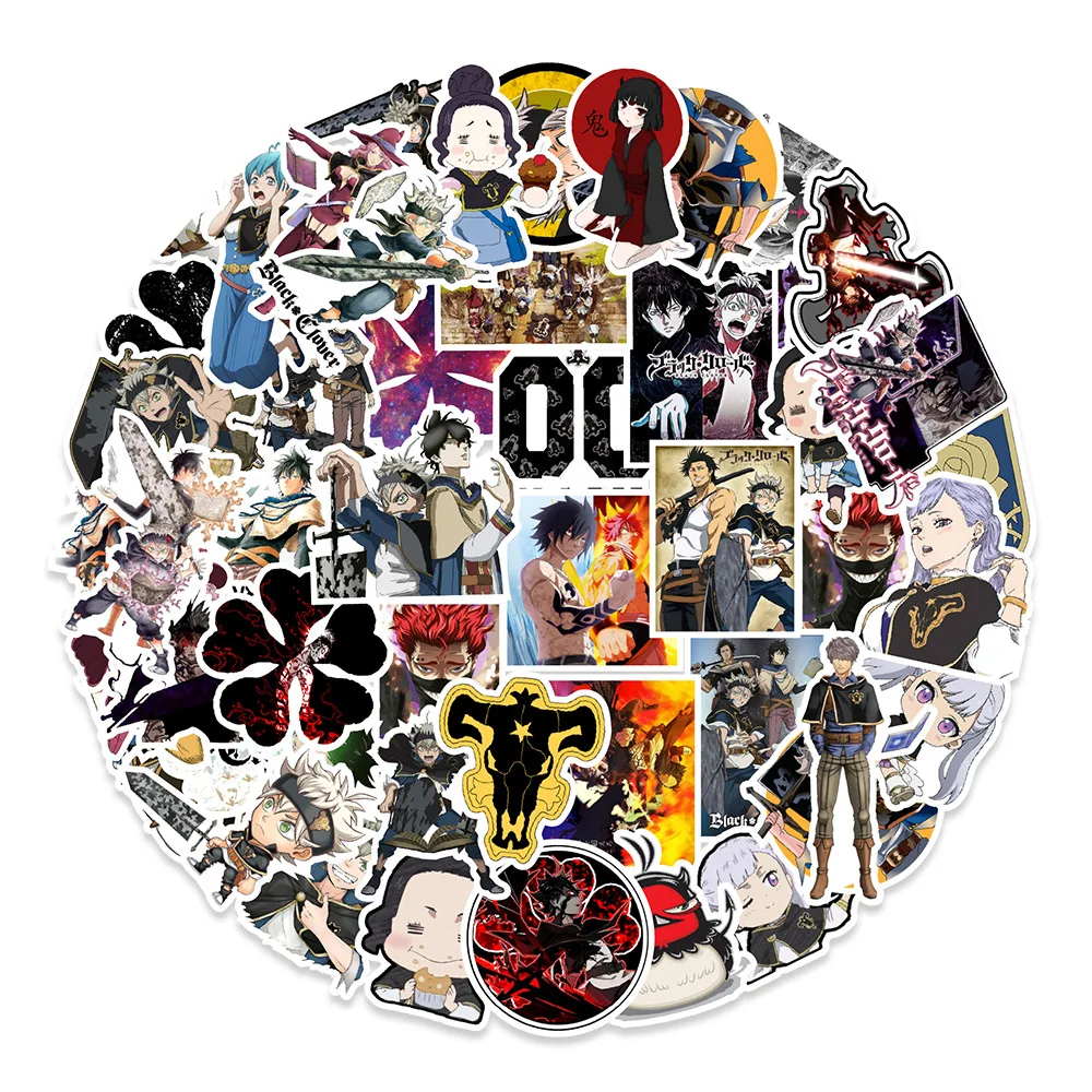 10/30/50PCS Cartoon Anime Black Clover Graffiti Sticker Skateboard Suitcase Mobile Phone Notebook Gift Toy PVC Sticker Wholesale
10/30/50PCS Cartoon Anime Black Clover Graffiti Sticker Skateboard Suitcase Mobile Phone Notebook Gift Toy PVC Sticker Wholesale