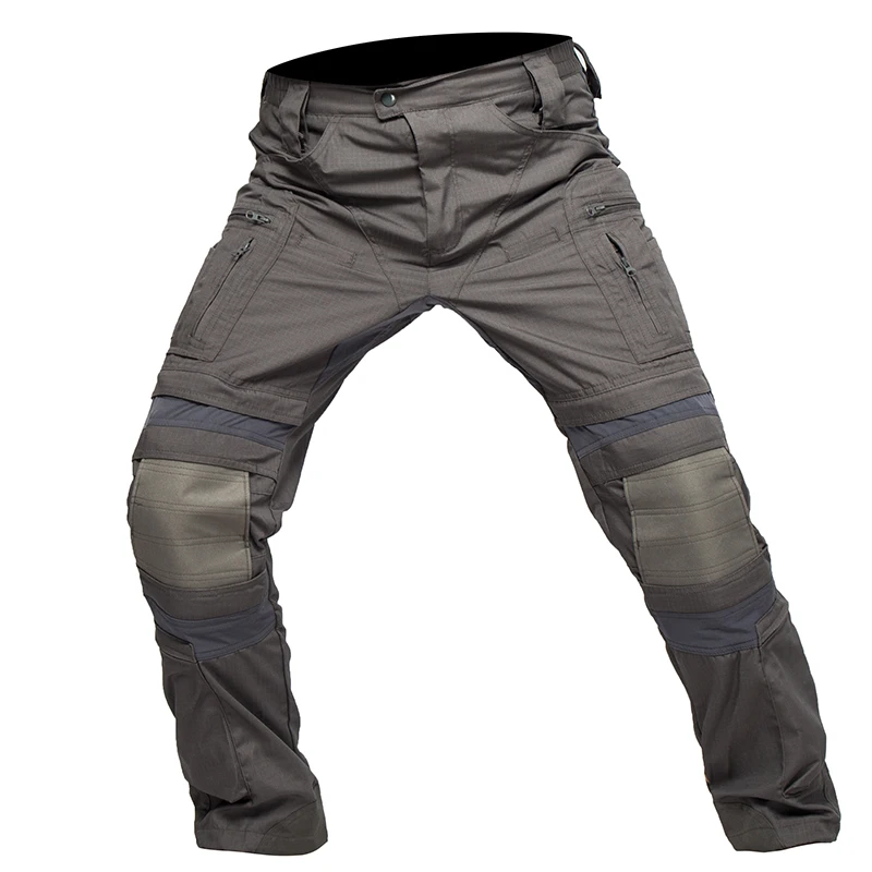 

Брюки-карго мужские тактические, камуфляжные боевые штаны в стиле милитари, пэчворк, без наколенников, для занятий на открытом воздухе, похо...