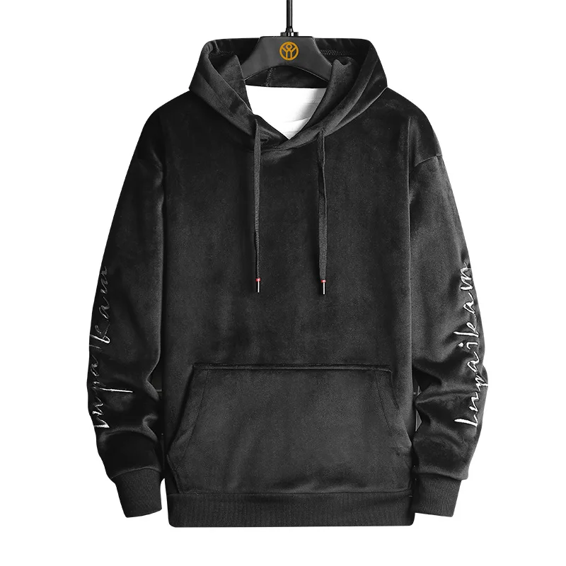 European and American Men's Wear 2021 Winter New Youth Leisure Fashion Long Sleeve Double-sided Cashmere Hoodie Men's Coat
European and American Men's Wear 2021 Winter New Youth Leisure Fashion Long Sleeve Double-sided Cashmere Hoodie Men's Coat