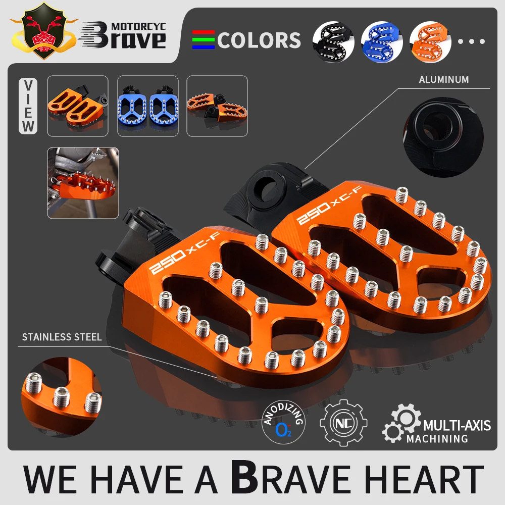 Motorcycle CNC Foot Peg Footrest Pedal For KTM 250 350 450 XC-F 2008-2015 2014 2013 2012 2011 2010 2009 250XC-F 350XC-F 450XC-F
Motorcycle CNC Foot Peg Footrest Pedal For KTM 250 350 450 XC-F 2008-2015 2014 2013 2012 2011 2010 2009 250XC-F 350XC-F 450XC-F