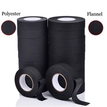 15M Heat-resistant Retardant Adhesive Tape Cloth Fabric Tape For Automotive Cable Tape Harness Wiring Loom Electrical Heat Tape
