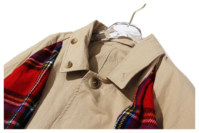DEAT 2021 New Spring And Summer Fashion Casual Long Sleeve Loose Plaid Stitching Double Face Windbreaker Coat Women SH650
DEAT 2021 New Spring And Summer Fashion Casual Long Sleeve Loose Plaid Stitching Double Face Windbreaker Coat Women SH650