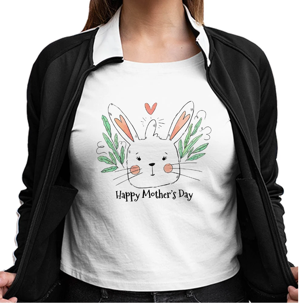 2021 Casual T-shirt Women Cute Rabbit Printed Mama Clothing Summer Cartoon Family T Shirts European style New Harajuku O-neck
2021 Casual T-shirt Women Cute Rabbit Printed Mama Clothing Summer Cartoon Family T Shirts European style New Harajuku O-neck