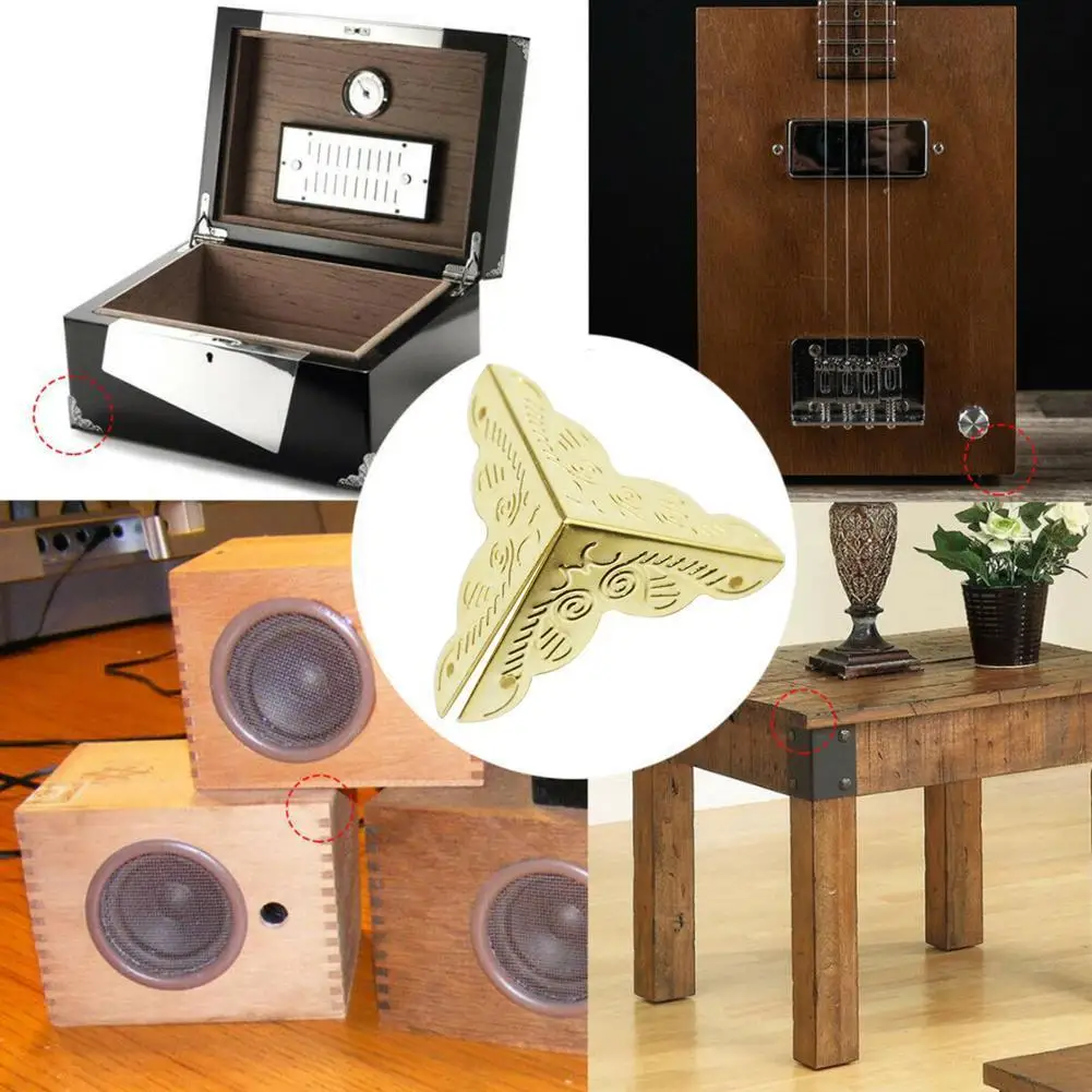 1PC Classical Printing Wrapped Corner Wooden Box Gift Box Iron Sheet Corner Decoration Protection Chinese Box Wine O0E6
1PC Classical Printing Wrapped Corner Wooden Box Gift Box Iron Sheet Corner Decoration Protection Chinese Box Wine O0E6