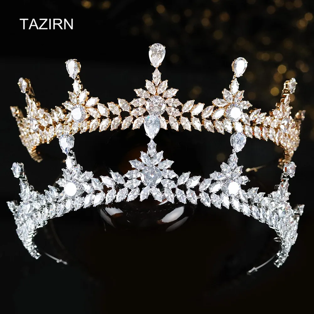 3A Cubic Zirconia Wedding Bridal Tiaras Full Zircon Pageant Princess Queen Crowns Headpieces Hair Jewelry for Quinceanera Dress
3A Cubic Zirconia Wedding Bridal Tiaras Full Zircon Pageant Princess Queen Crowns Headpieces Hair Jewelry for Quinceanera Dress