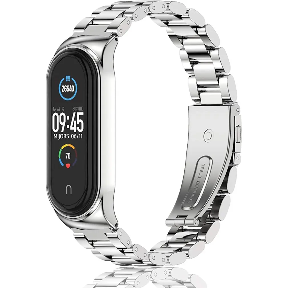 for Mi Band 3/4/Strap Compatible Xiaomi Mi Band 5/6Strap Metal Stainless Steel Miband Bracelet Wristband Accessories Replacement
for Mi Band 3/4/Strap Compatible Xiaomi Mi Band 5/6Strap Metal Stainless Steel Miband Bracelet Wristband Accessories Replacement