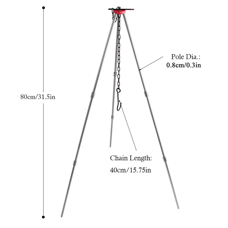 Stable camping Picnic Cooking Tripod for Fire Hanging Pot Outdoor Campfire Cookware Picnic Cooking Stove Pot Grill Camping Tools
Stable camping Picnic Cooking Tripod for Fire Hanging Pot Outdoor Campfire Cookware Picnic Cooking Stove Pot Grill Camping Tools