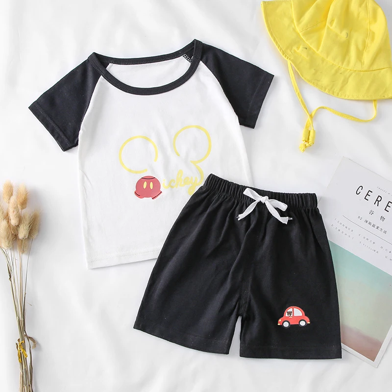 Girls Cartoon Sets Summer Children Short Sleeve T-Shirt+Pant Shorts Outfits 2PCS Suit Kids Boys Toddler Costumes 6 9 12 18Months 
Girls Cartoon Sets Summer Children Short Sleeve T-Shirt+Pant Shorts Outfits 2PCS Suit Kids Boys Toddler Costumes 6 9 12 18Months