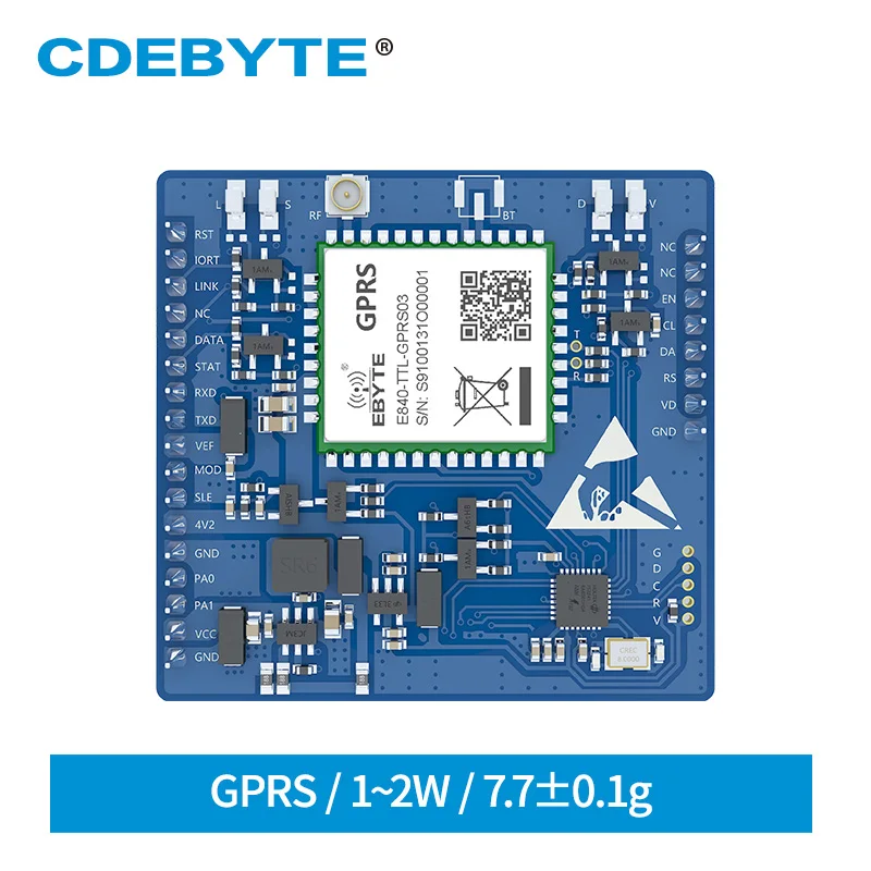 GPRS Wireless Transceiver IPEX Quad Band E840-TTL-GPRS03 TCP UDP Protocal AT Command RF Module
GPRS Wireless Transceiver IPEX Quad Band E840-TTL-GPRS03 TCP UDP Protocal AT Command RF Module