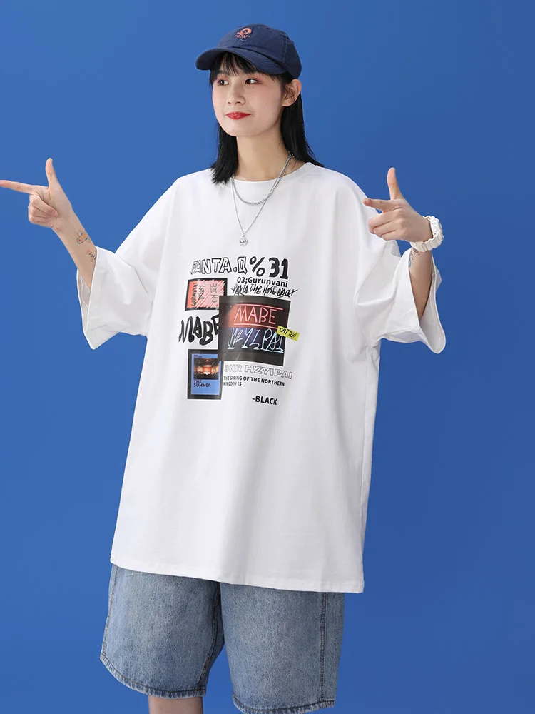 Летняя хлопковая Футболка HENCHIRY с рукавом до локтя, модная мужская и женская одежда с круглым вырезом, парный топ с коротким рукавом и нейтра...
Летняя хлопковая Футболка HENCHIRY с рукавом до локтя, модная мужская и женская одежда с круглым вырезом, парный топ с коротким рукавом и нейтра...