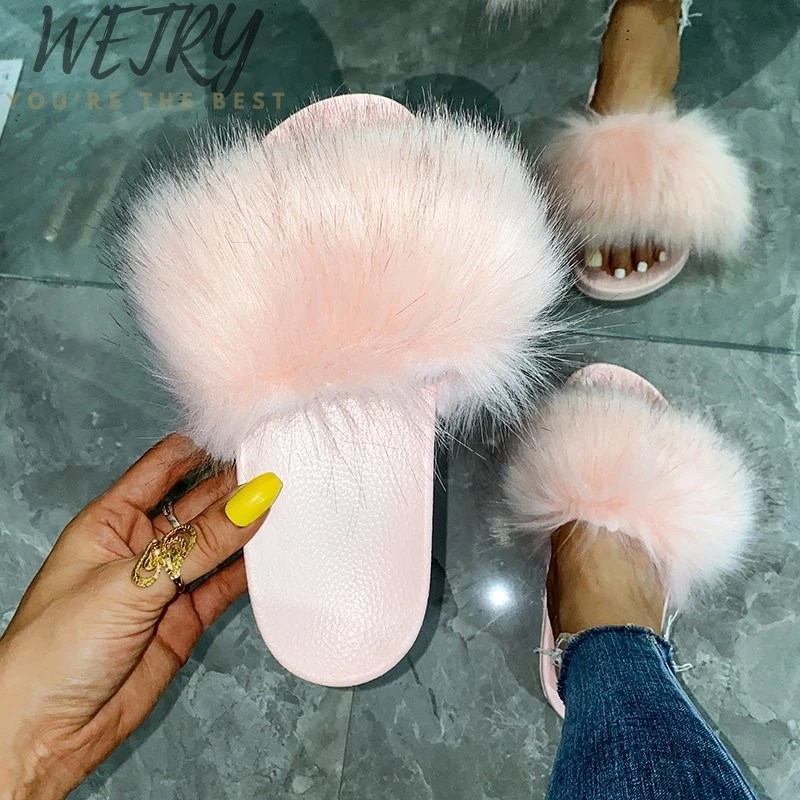 hot Women Summer Real Fox Fur Slides Women Non-slip Fluffy Fur Slippers Women Furry Slippers Ladies Cute Plush Fox Hair Slippers
hot Women Summer Real Fox Fur Slides Women Non-slip Fluffy Fur Slippers Women Furry Slippers Ladies Cute Plush Fox Hair Slippers