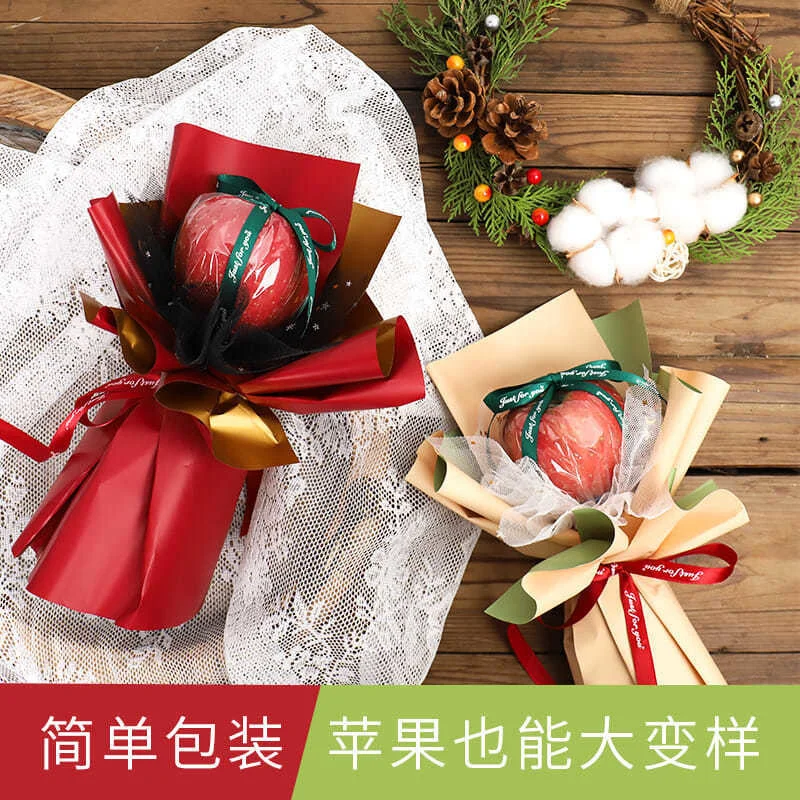 Christmas Apple Bouquet Wrapping Paper DIY Handmade Material Package Set Christmas Eve Creative Gift Female Teachers Decoration
Christmas Apple Bouquet Wrapping Paper DIY Handmade Material Package Set Christmas Eve Creative Gift Female Teachers Decoration