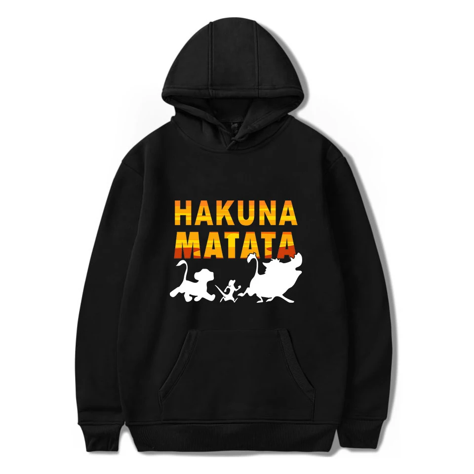 The Lion King Simba Hakuna Matata Hoodies Men Women Long Sleeve Hoodie Sweatshirt Autumn Winter Tracksuit Tops Women-Clothes
The Lion King Simba Hakuna Matata Hoodies Men Women Long Sleeve Hoodie Sweatshirt Autumn Winter Tracksuit Tops Women-Clothes