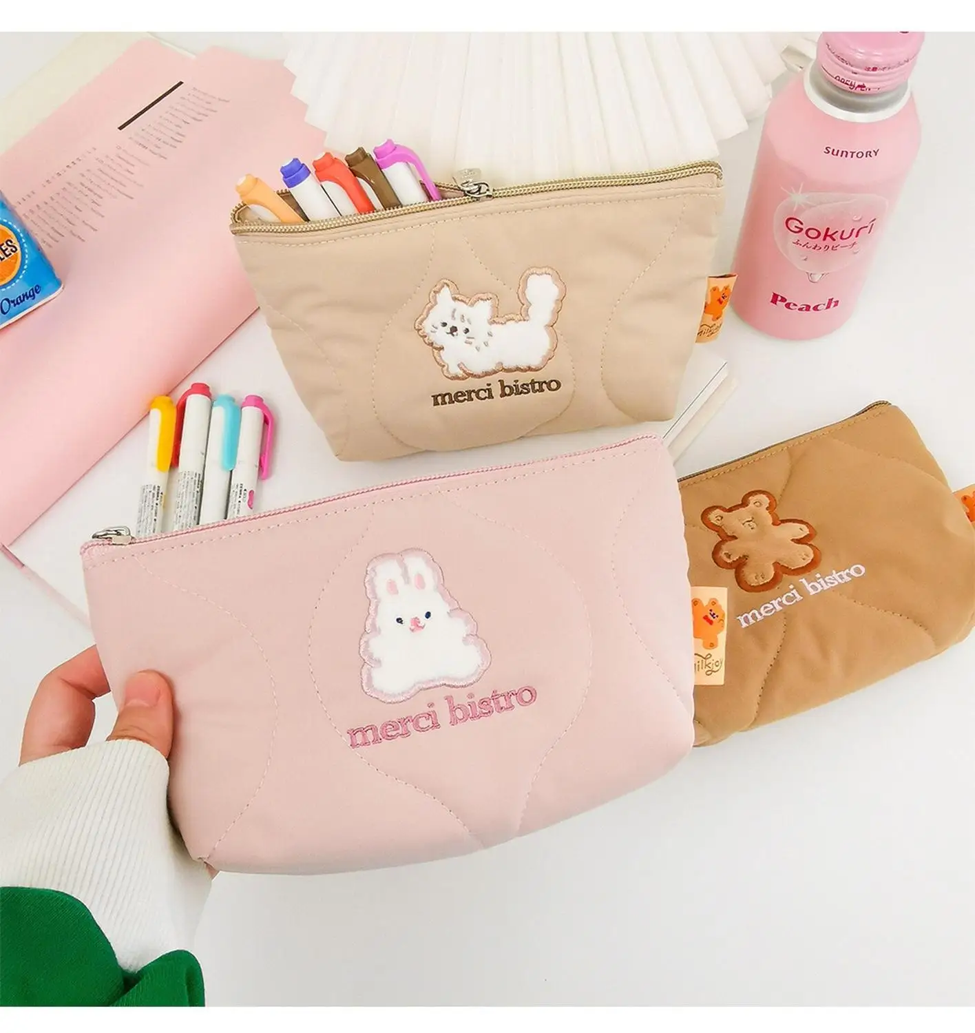 Bentoy Space Cotton Women Cosmetc Case Rabbit Bear Organizer Pouch Student Pencil Case Kawaii Girls Makeup bag
Bentoy Space Cotton Women Cosmetc Case Rabbit Bear Organizer Pouch Student Pencil Case Kawaii Girls Makeup bag