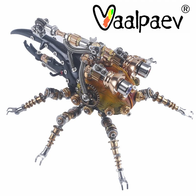 Mechanical Mutant Insect Beetle Robot Iron 3D Metal Puzzle DIY Assemble Building Blocks Toys for Adult Men Boys Creative Gift
Mechanical Mutant Insect Beetle Robot Iron 3D Metal Puzzle DIY Assemble Building Blocks Toys for Adult Men Boys Creative Gift