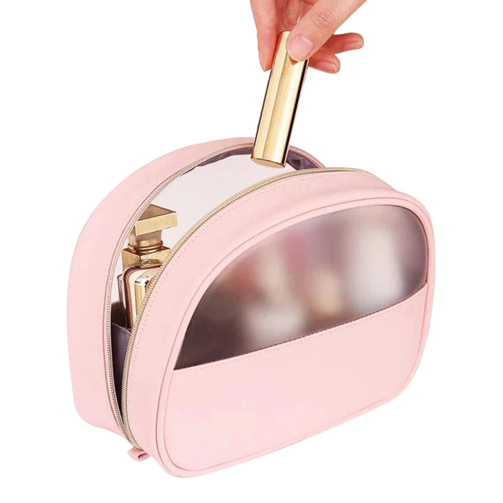 Portable Travel Cosmetic Storage Bag PU Leather Transparent Handbag for Women Girls HJL2019
Portable Travel Cosmetic Storage Bag PU Leather Transparent Handbag for Women Girls HJL2019