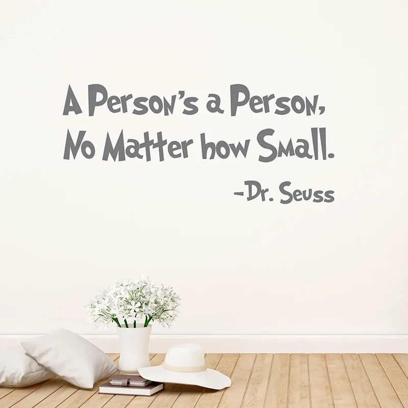 Человек человек независимо от того насколько маленький Dr suess inspire наклейки с