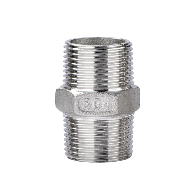 1/4" Male*Male Hex Nipple M/M Stainless Steel SS304 Threaded Pipe Fittings 32mm Length
1/4" Male*Male Hex Nipple M/M Stainless Steel SS304 Threaded Pipe Fittings 32mm Length