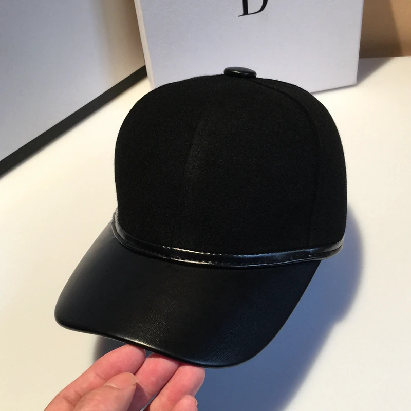 202107-weimin spring autumn wool patchwork pu brim fashion Advanced sense baseball hat men women leisure visors cap
202107-weimin spring autumn wool patchwork pu brim fashion Advanced sense baseball hat men women leisure visors cap