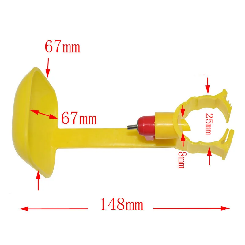 50 pcs Drinking cups chicken hanging Pheasant water bowl Nipple drinkers Chicken farming equipment Farm Tools Poultry supplies
50 pcs Drinking cups chicken hanging Pheasant water bowl Nipple drinkers Chicken farming equipment Farm Tools Poultry supplies