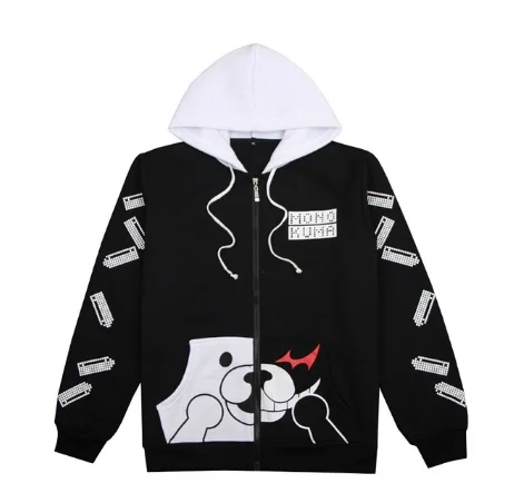 Anime Danganronpa Monokuma Cosplay Costume Unisex Hoodie Sweatshirt T-shirt Hooded Jacket Daily Casual Coat Game Peripheral
Anime Danganronpa Monokuma Cosplay Costume Unisex Hoodie Sweatshirt T-shirt Hooded Jacket Daily Casual Coat Game Peripheral