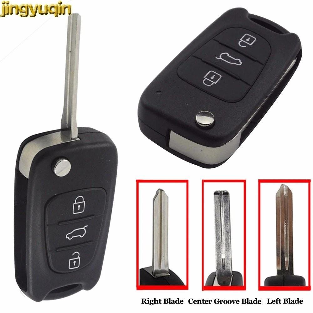 Jingyuqin 10pc 3 Button Flip Folding Remote Car Key Shell Blank for Kia Rio 3 Picanto Ceed Cerato Sportage K2 K3 K5 Soul Hyundai
Jingyuqin 10pc 3 Button Flip Folding Remote Car Key Shell Blank for Kia Rio 3 Picanto Ceed Cerato Sportage K2 K3 K5 Soul Hyundai
