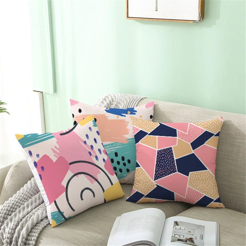 Nordic Style Graffiti Pillowcase Cover Geometric Printing Decorative Throw Pillows Home Decoration for Living Room Sofa Cushion
Nordic Style Graffiti Pillowcase Cover Geometric Printing Decorative Throw Pillows Home Decoration for Living Room Sofa Cushion
