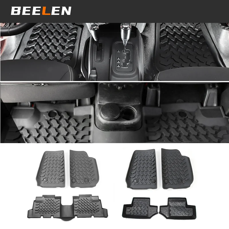 Floor Mats for Jeep Wrangler JK 2007 Rubber Car Non-Slip Rear Row Foot Mats Pads Liner Carpets Accessories
Floor Mats for Jeep Wrangler JK 2007 Rubber Car Non-Slip Rear Row Foot Mats Pads Liner Carpets Accessories