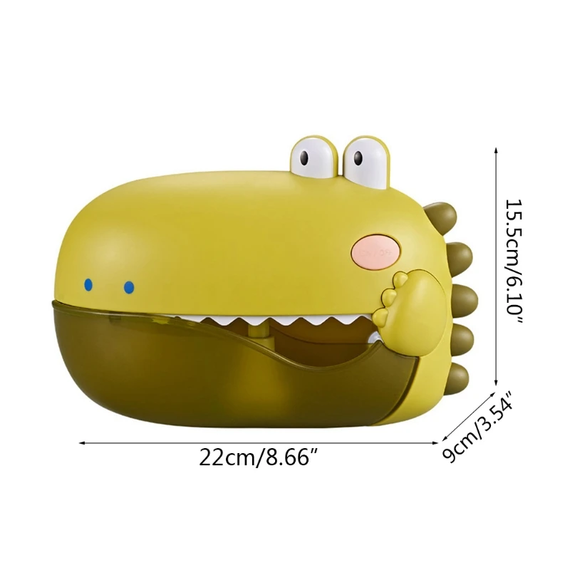 Baby Bath Toys Dinosaur Music Bubble Machine Bathtub Soap Automatic Blow Bubbles Makes Great Gifts for Kids
Baby Bath Toys Dinosaur Music Bubble Machine Bathtub Soap Automatic Blow Bubbles Makes Great Gifts for Kids