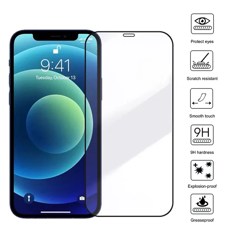 9H Tempered Screen Glass for IPhone 13 12 11 Pro Max for IPhone Glass 13 Pro Protective Glass for Iphone 11 12pro 13pro Max Mini
9H Tempered Screen Glass for IPhone 13 12 11 Pro Max for IPhone Glass 13 Pro Protective Glass for Iphone 11 12pro 13pro Max Mini