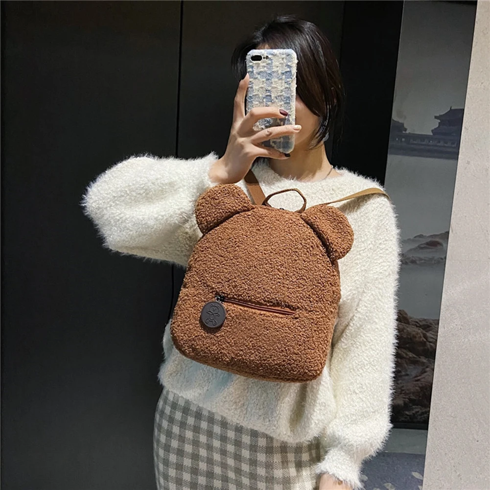 Daily Mini Shoulder Backpack Female Simple Totes Plush Small Summer Bear Shaped Backpacks for Women 2020 Trend
Daily Mini Shoulder Backpack Female Simple Totes Plush Small Summer Bear Shaped Backpacks for Women 2020 Trend