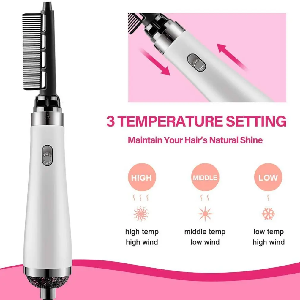 Hair Dryer Brush Volumizing Set Interchangeable Brush Heads Rotating Straight Hair Curly Hair Salon Anion Ceramic Brush Comb
Hair Dryer Brush Volumizing Set Interchangeable Brush Heads Rotating Straight Hair Curly Hair Salon Anion Ceramic Brush Comb