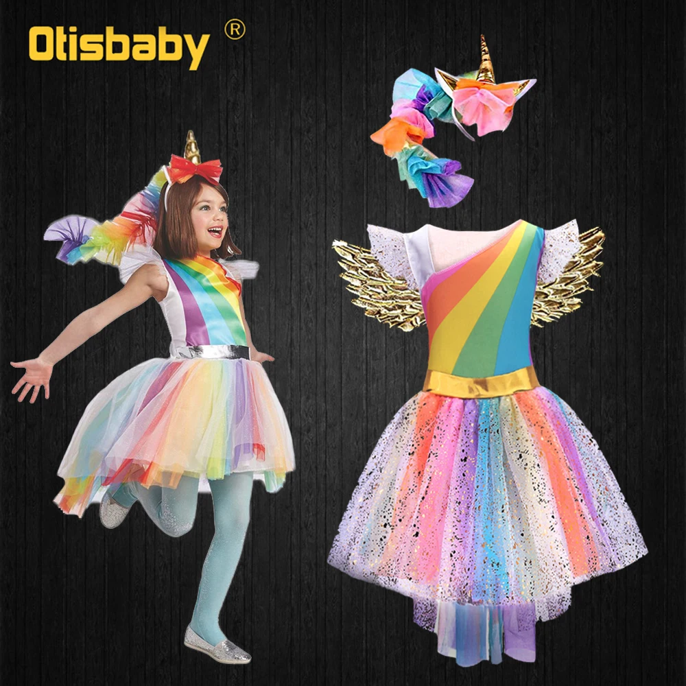 Girl Halloween Rainbow Pony Costume Infant Unicorn Dress Horse Girl Flutter Sleeve Glitter Pony Dress Angel Wings Headband Kids
Girl Halloween Rainbow Pony Costume Infant Unicorn Dress Horse Girl Flutter Sleeve Glitter Pony Dress Angel Wings Headband Kids