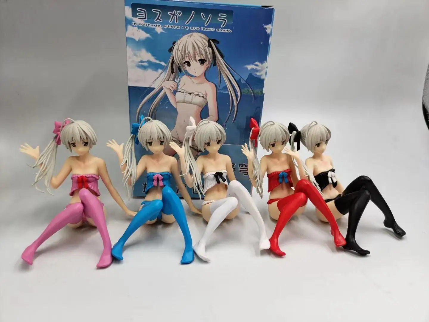 Anime Wholesale Fated Sky Kasugano Sora Pink, Black, White and Blue Swimsuit Sitting Posture Boxed Figurefigure sexy
Anime Wholesale Fated Sky Kasugano Sora Pink, Black, White and Blue Swimsuit Sitting Posture Boxed Figurefigure sexy