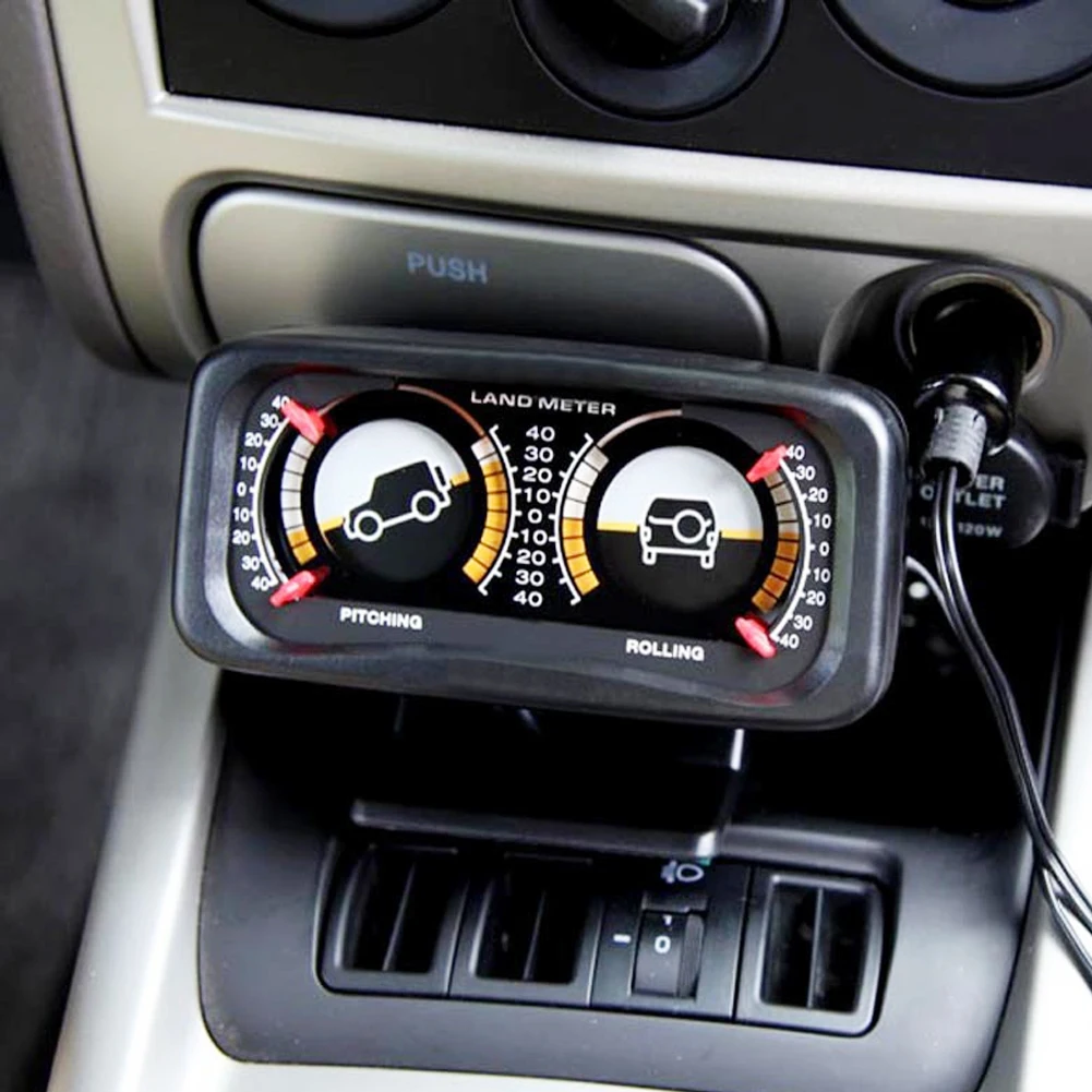 12V автомобиль для компас баланс уровня склон Измеритель угла наклона двух-Барр светодиодный задний светильник Инклинометр с светодиодный с...
12V автомобиль для компас баланс уровня склон Измеритель угла наклона двух-Барр светодиодный задний светильник Инклинометр с светодиодный с...