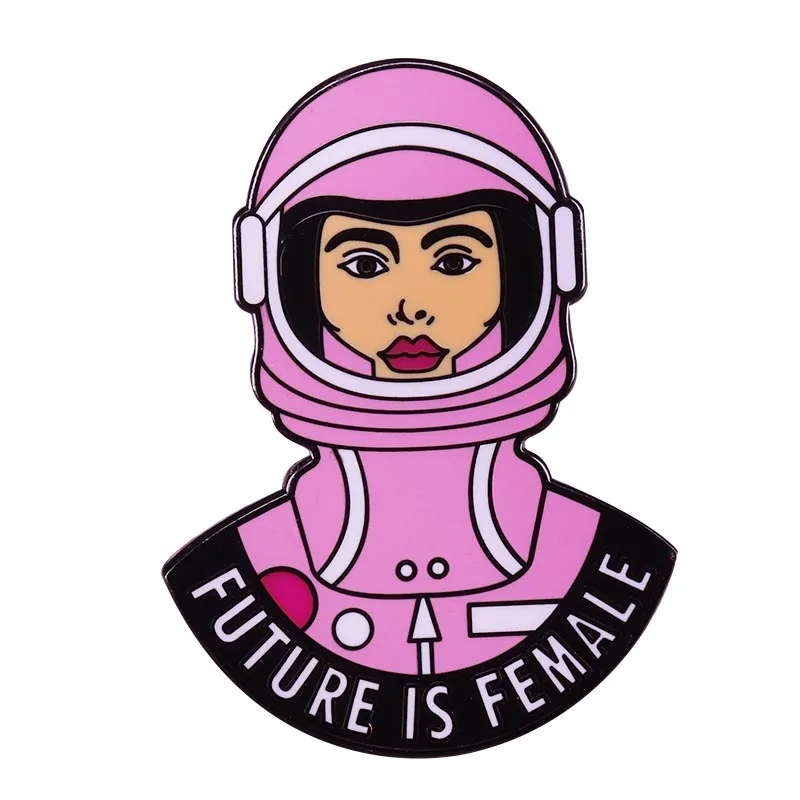 BG812 Dongmanli Astronaut Pins Feminists Badge Lapel Brooch Enamel Pin Denim Bag Hat Jewelry Gift for Women Girls
BG812 Dongmanli Astronaut Pins Feminists Badge Lapel Brooch Enamel Pin Denim Bag Hat Jewelry Gift for Women Girls