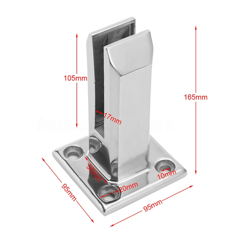 Hot Selling Floor Glass Clamp Pool Fence Balustrade Fixture Holder Stainless Steel Home Use
Hot Selling Floor Glass Clamp Pool Fence Balustrade Fixture Holder Stainless Steel Home Use