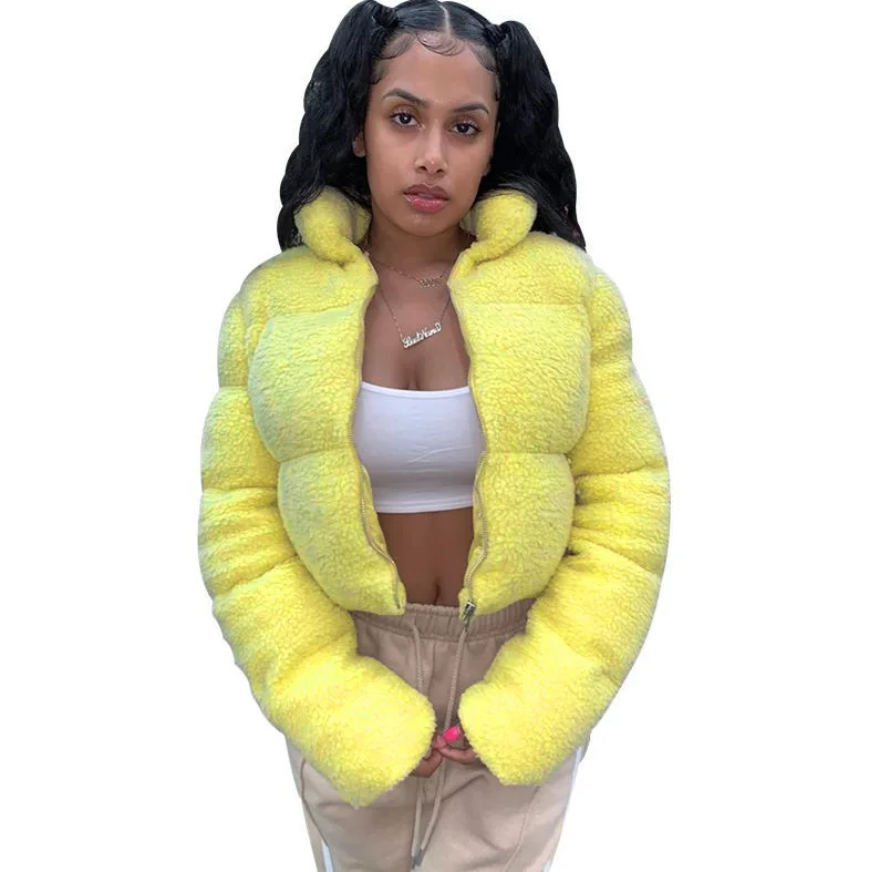 Women's Trench Coats Autumn And Winter Clean Color Fashion Stand Collar Zipper Long Sleeve Warm Cashmere Lamb Cotton Clothing
Women's Trench Coats Autumn And Winter Clean Color Fashion Stand Collar Zipper Long Sleeve Warm Cashmere Lamb Cotton Clothing