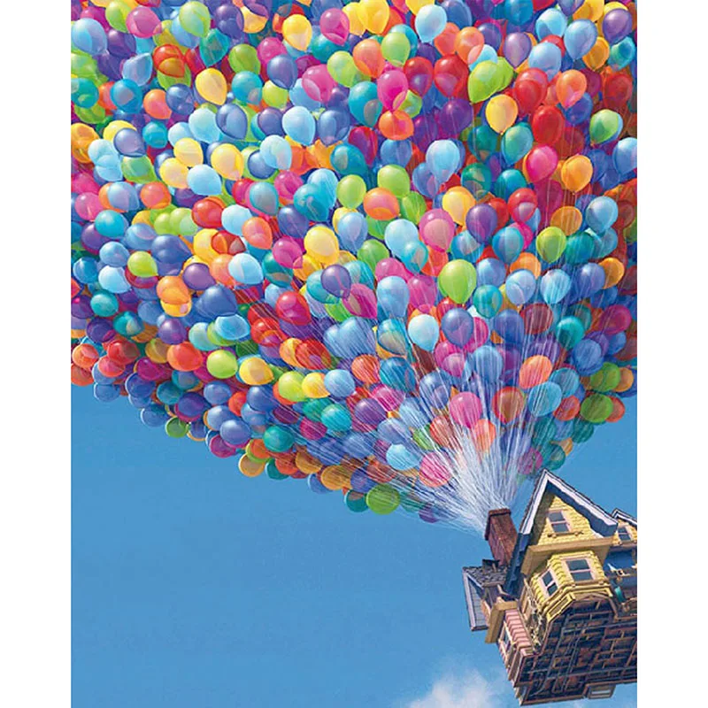 NEW 5D DIY Diamond Painting Cross Stitch Colourful Balloon House Needlework Diamond Embroidery Full Diamond Decorative
NEW 5D DIY Diamond Painting Cross Stitch Colourful Balloon House Needlework Diamond Embroidery Full Diamond Decorative