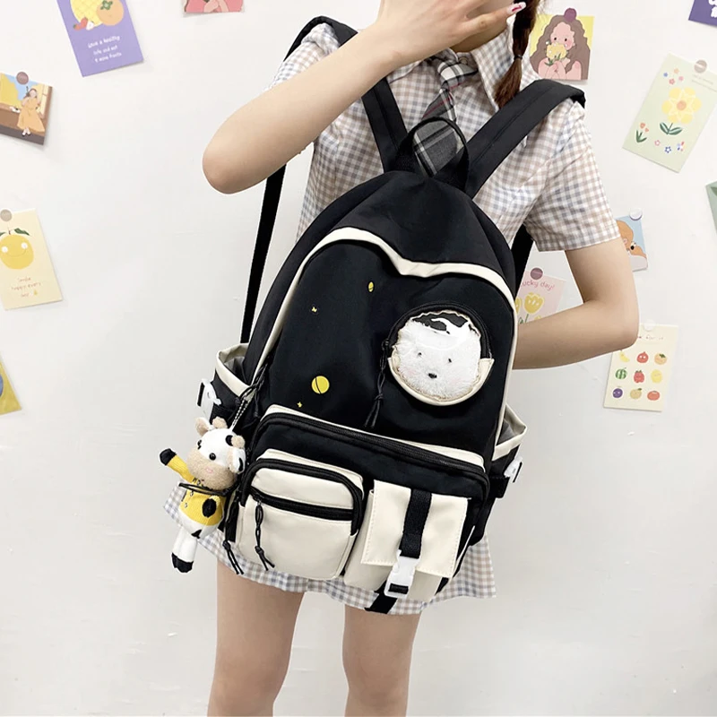 Cute Girls SchoolBag for Women Student Backpack Anti Theft Nylon Bagpack Teenagers Large Capacity Backpacks Lady Female Rucksack
Cute Girls SchoolBag for Women Student Backpack Anti Theft Nylon Bagpack Teenagers Large Capacity Backpacks Lady Female Rucksack