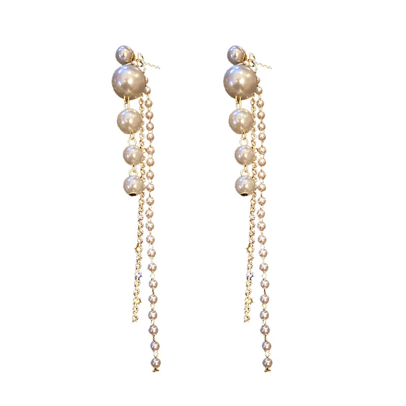 Vintage Exquisite 14k Real Gold Jewelry Pearl Tassel Earrings for Women Luxury AAA Zircon Stud S925 Silver Needle Gift Ins Hot
Vintage Exquisite 14k Real Gold Jewelry Pearl Tassel Earrings for Women Luxury AAA Zircon Stud S925 Silver Needle Gift Ins Hot