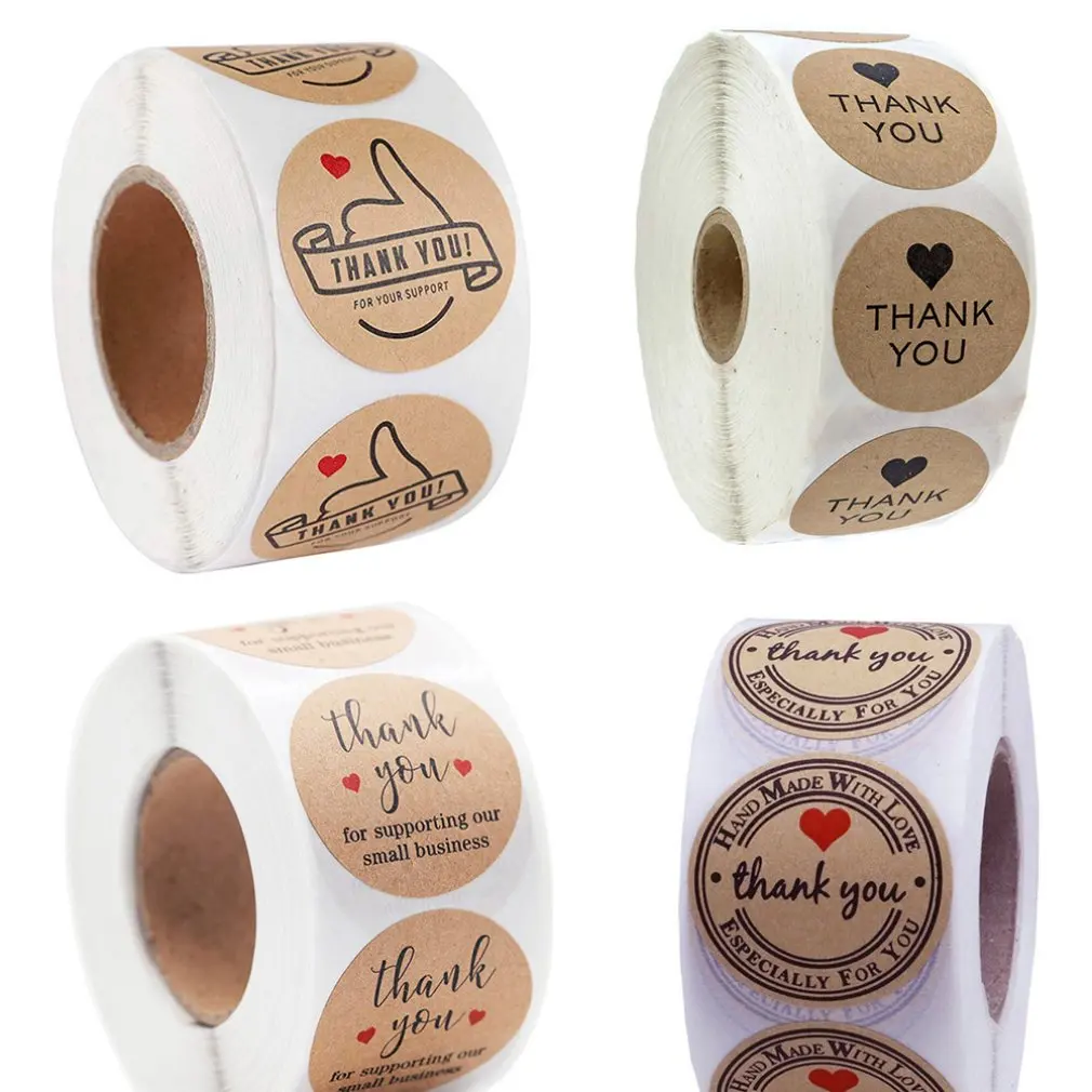 2.5cm / 1inch Thank You Handmade Crafts Roll Flower Sticker Label Copper Plate Self-Adhesive Round Decoration Stickers
2.5cm / 1inch Thank You Handmade Crafts Roll Flower Sticker Label Copper Plate Self-Adhesive Round Decoration Stickers