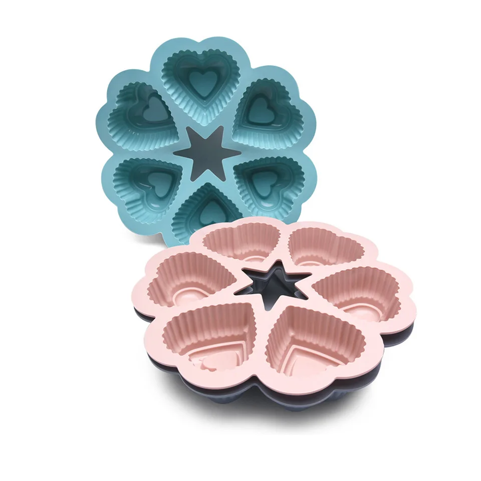 6 Heart Shaped Silicone Cake Molds Creative Baking French Pastry Desserts DIY Personalized Molds Kitchen Supplies and Accessorie
6 Heart Shaped Silicone Cake Molds Creative Baking French Pastry Desserts DIY Personalized Molds Kitchen Supplies and Accessorie