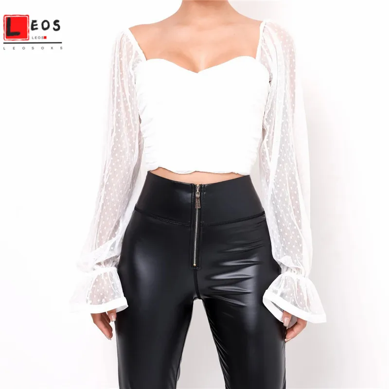 Mesh Sheer Chiffon Shirts Sexy Long Sleeve T-shirts for Women Breast Wrap Crop Tops Transparent Wave Point Female Blouse
Mesh Sheer Chiffon Shirts Sexy Long Sleeve T-shirts for Women Breast Wrap Crop Tops Transparent Wave Point Female Blouse